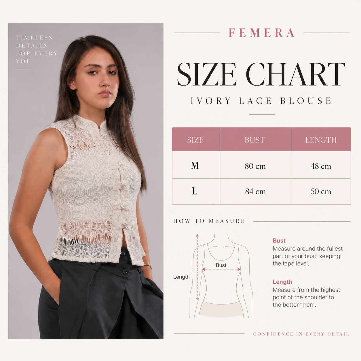 ivory Lace Blouse