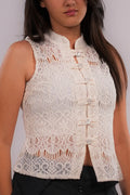 ivory Lace Blouse